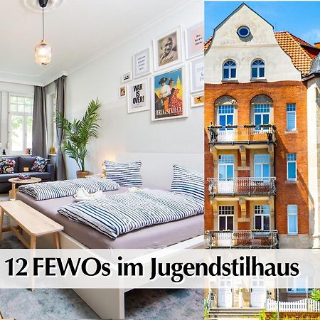 12 Fewos Im Jugendstilhaus Mit Aufzug, Kingsize Doppelbett, Smart-Tv, Etc Erfurt Exterior photo