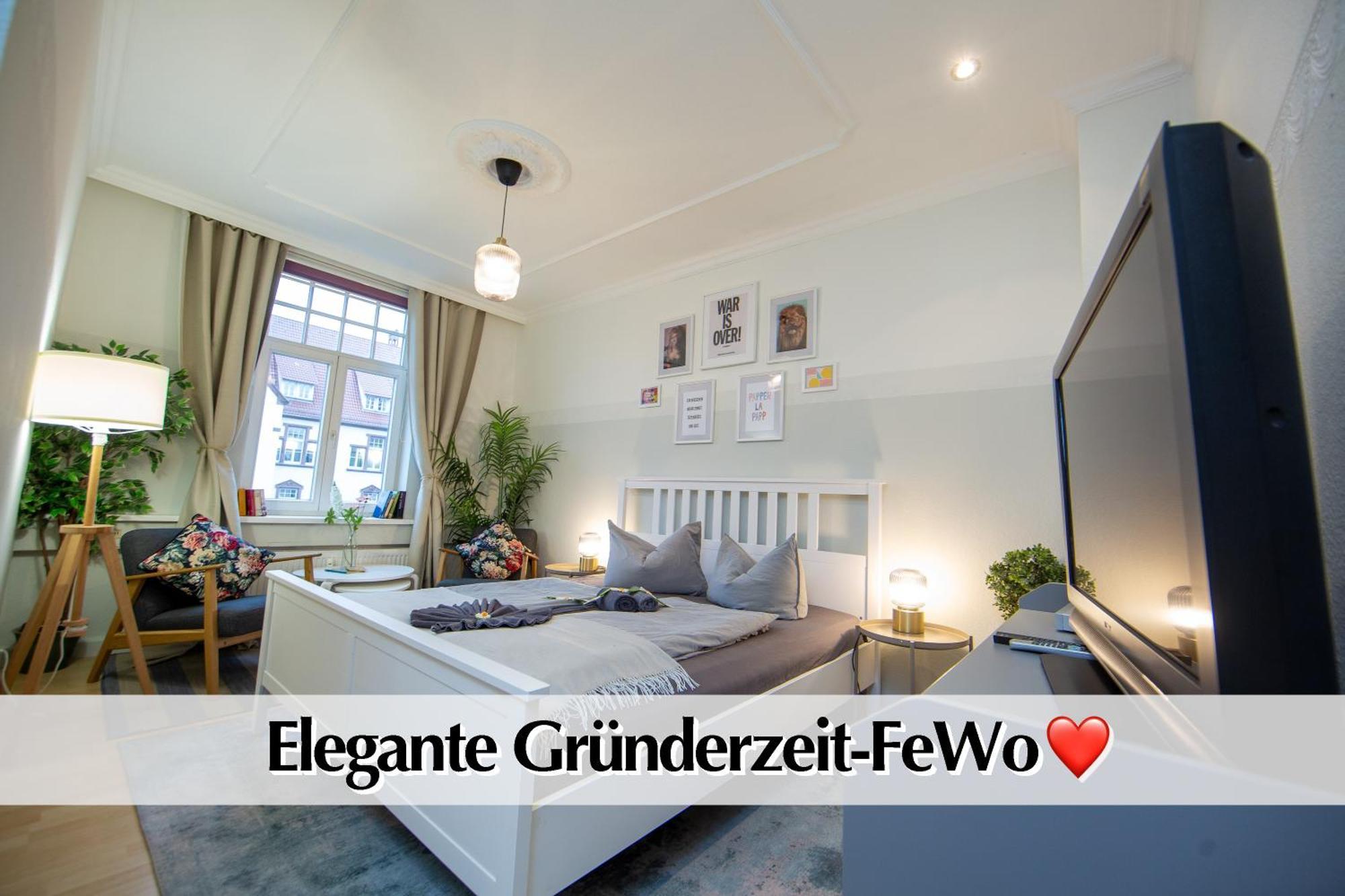 12 Fewos Im Jugendstilhaus Mit Aufzug, Kingsize Doppelbett, Smart-Tv, Etc Erfurt Exterior photo