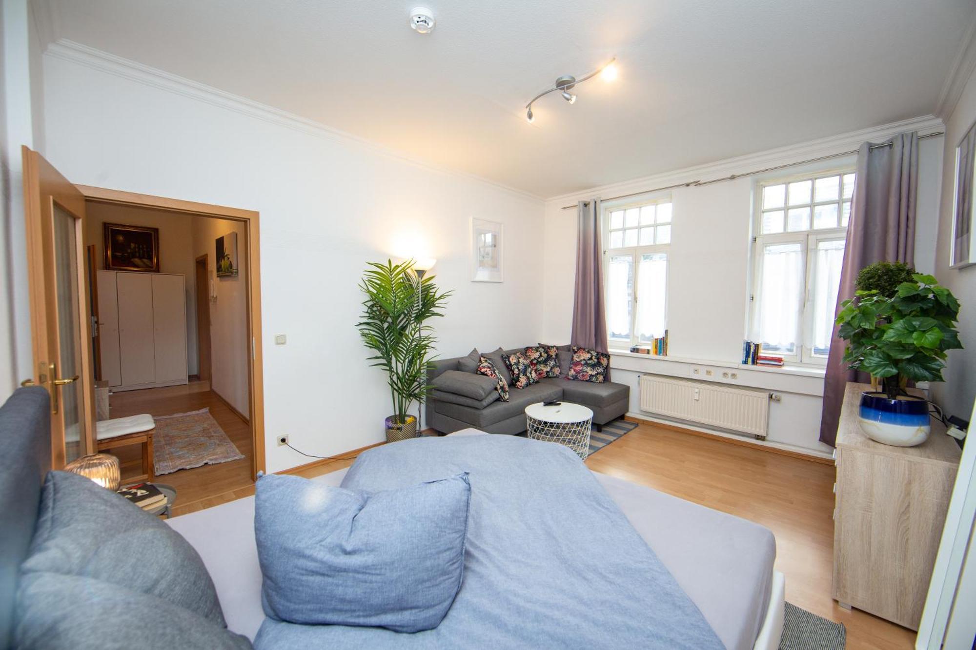 12 Fewos Im Jugendstilhaus Mit Aufzug, Kingsize Doppelbett, Smart-Tv, Etc Erfurt Room photo