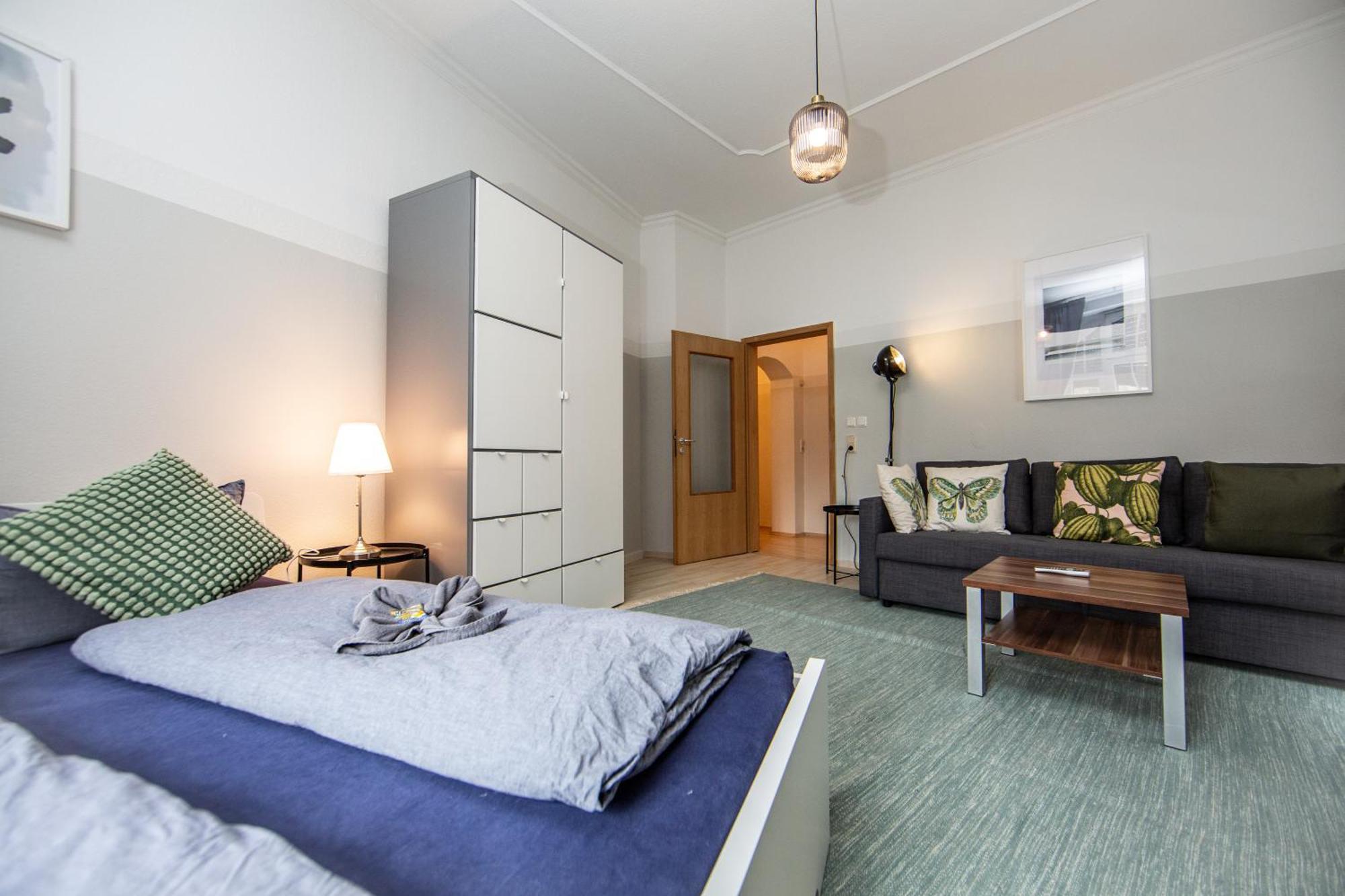 12 Fewos Im Jugendstilhaus Mit Aufzug, Kingsize Doppelbett, Smart-Tv, Etc Erfurt Room photo