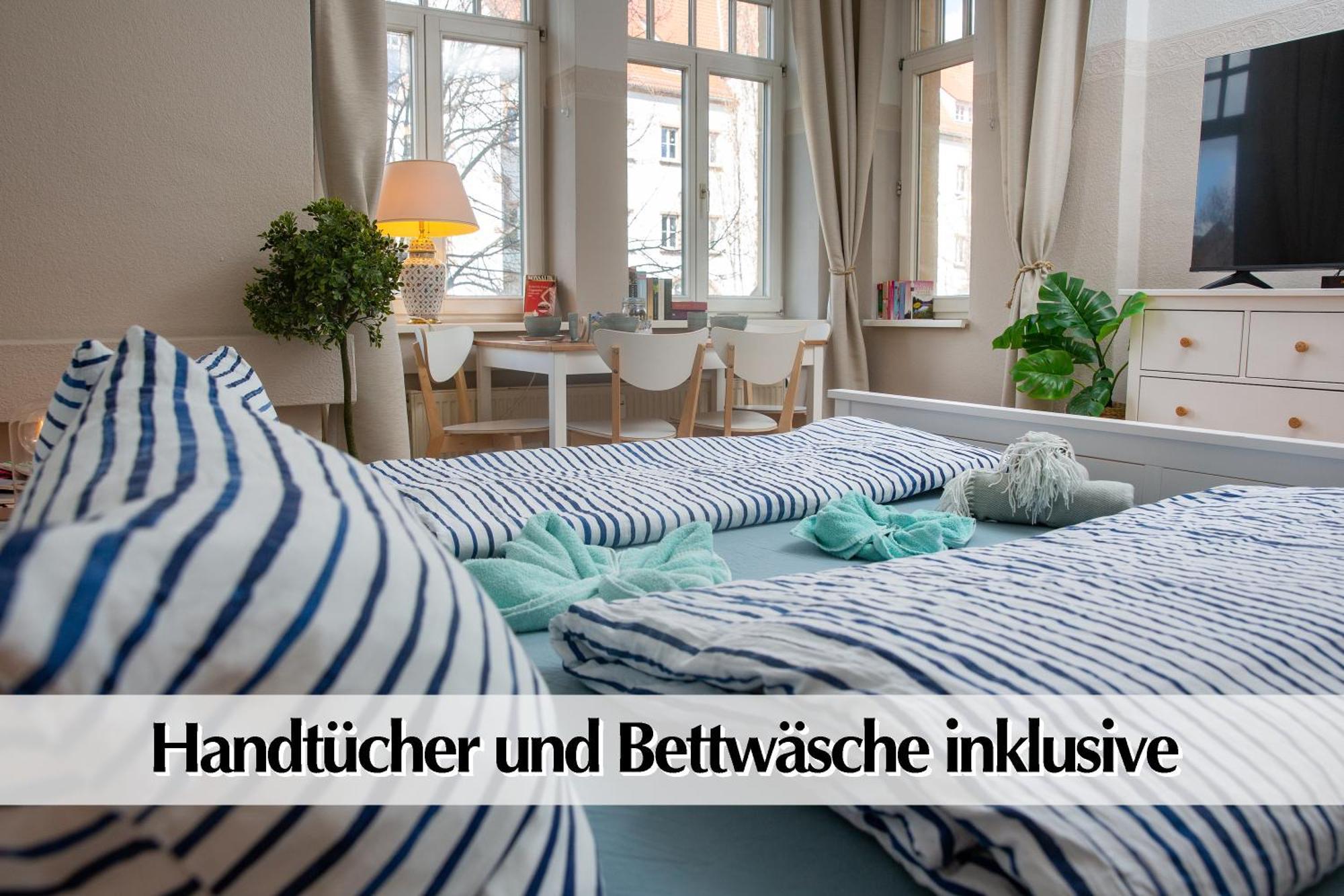 12 Fewos Im Jugendstilhaus Mit Aufzug, Kingsize Doppelbett, Smart-Tv, Etc Erfurt Room photo